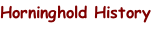 Horninghold History
